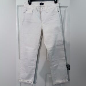 NYDJ White Straight Leg Jeans Size 2P